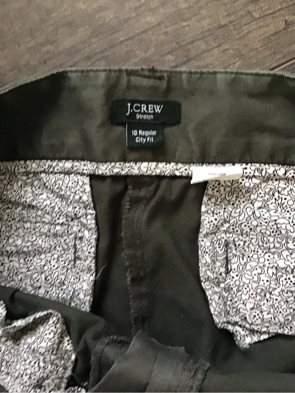 J. Crew tailored straight